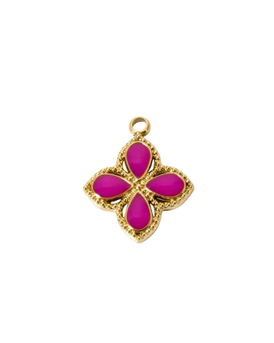 CHARMS trèfle rose OR - Taille M