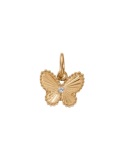 CHARMS papillon zirconium OR - Taille M