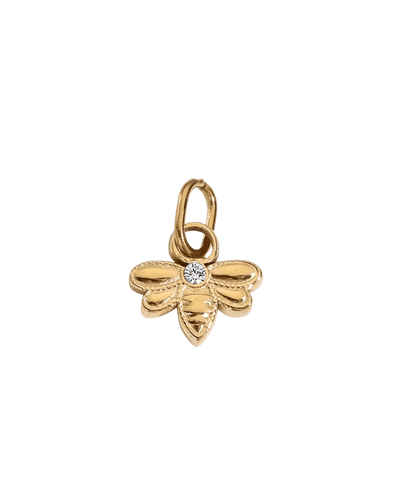 CHARMS abeille zirconium OR - Taille S
