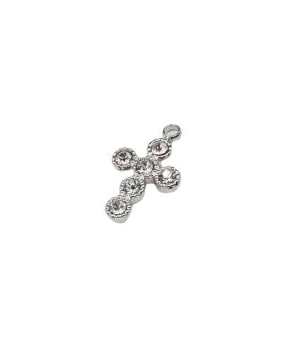 CHARMS petite croix zirconium ARG  - Taille M