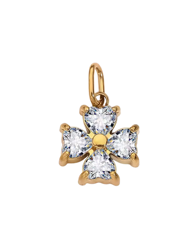 CHARMS trèfle zirconium OR - Taille M